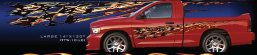 TORN TO WIN : High Definition Automotive Vinyl Graphics Perfect for Dodge Ram Series (M-TTW10LG)
