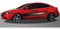 STRIKE : Automotive Vinyl Graphics and Decals Kit - Shown on FOUR DOOR CAR (M-877)