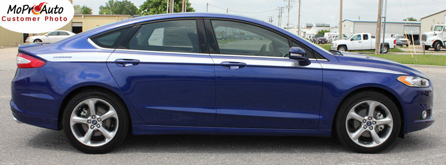 Topside Ford Fusion Door Stripes Vinyl Graphics Decals