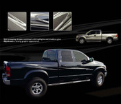 SLIPSTREAM : Universal Vinyl Graphics Kit - Fantastic Universal Style Vinyl Graphics Package for your full size truck! Perfect for the Dodge Ram Series! Pre-cut pieces ready to install. A fantastic addition to your vehicle, using only Premium Cast 3M, Avery, or Ritrama Vinyl!
