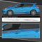 SHOCKER : Automotive Vinyl Graphics Shown on Compact Hatchback Car (M-08100)