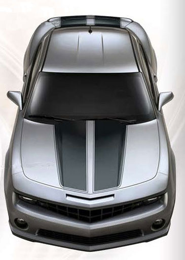 Sharpline CAMARO RALLY STRIPES : 2010-2013 Factory OEM Style Vinyl Graphics Kit (M-2010)