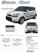 SOUL CAT : "Factory Style" Vinyl Graphics Kit for 2010 2011 2012 2013 Kia Soul - "Factory Style" Vinyl Graphics Kit, specially engineered to fit the 2010 - 2013 KIA Soul! Factory look without the factory price, with the same quality vinyl!