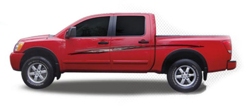 RAGE JUMBO : Automotive Vinyl Graphics and Decals Kit - Shown on NISSAN TITAN and FORD F-150