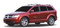 QUEST : Automotive Vinyl Graphics and Decals Kit - Shown on DODGE CROSSOVER (M-408)