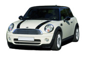 S-TYPE HOOD : Mini Cooper Vinyl Graphics Kit - Mini Cooper S-TYPE HOOD Vinyl Graphics, Stripes and Decal Kit! Hood Decals Included. Pre-Designed pieces ready to install, using only Premium Cast 3M, Avery, or Ritrama Vinyl!