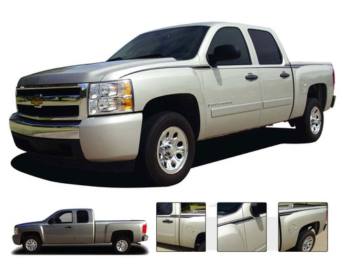 Quicksilver Vinyl Graphics Kit For The Chevy Silverado