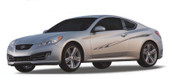 OUTLAW : Automotive Vinyl Graphics and Decals Kit - Shown on HYUNDAI TIBURON (M-AXOUT)