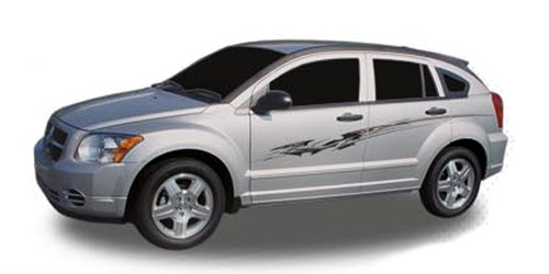 OUTRAGE : Automotive Vinyl Graphics and Decals Kit - Shown on DODGE CALIBER (M-3604)