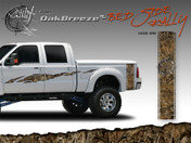 Oak Breeze Wild Wood Camouflage : Bed Side Rally with Logo 12 inches x 42 inches