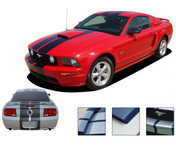 Mustang WILDSTANG S-500 : Lemans GT500 Style Vinyl Racing Stripe Kit for 2005-2009 Ford Mustang GT - Complete Factory "OEM" Style Vinyl Racing and Rally Stripes Kit for the 2005-2009 Ford Mustang GT! Pre-cut pieces ready to install. A fantastic addition to your vehicle, using only Premium Cast 3M, Avery, or Ritrama Vinyl!