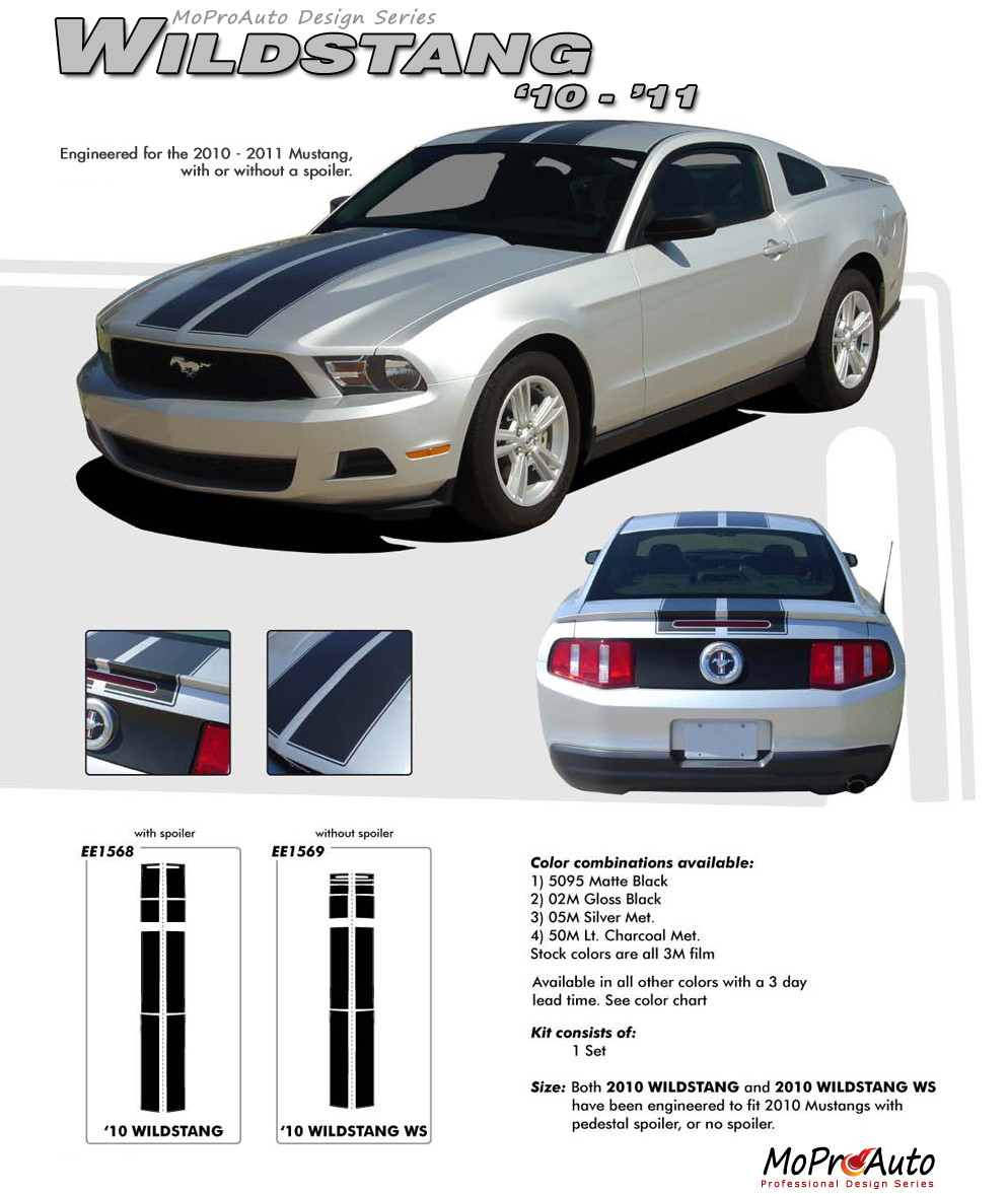 2011 Ford Mustang Color Chart