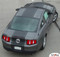 Mustang PONY CENTER - "OEM" Style 2010-2012 Ford Mustang Wide Center Racing Stripe Vinyl Graphics Kit