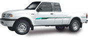METEOR : Vinyl Graphics Decals Stripes Kit (Universal Fit Shown on Ford Ranger Truck)