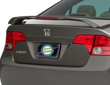 Factory Style Spoiler Wing ABS for Honda Civic 4Door 2Door Sedan metal 