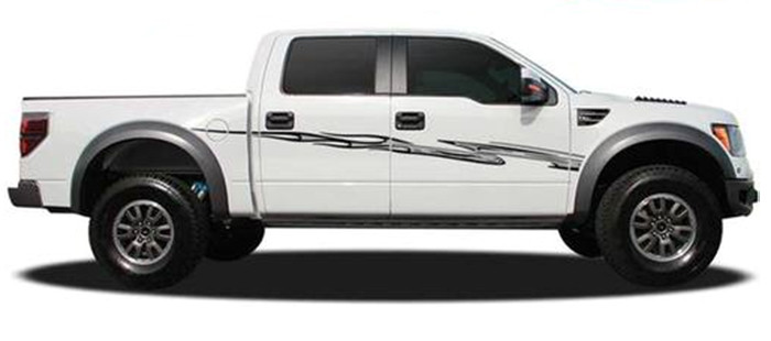 Hot Flash Automotive Vinyl Graphics And Decals Kit Shown On Ford F 150