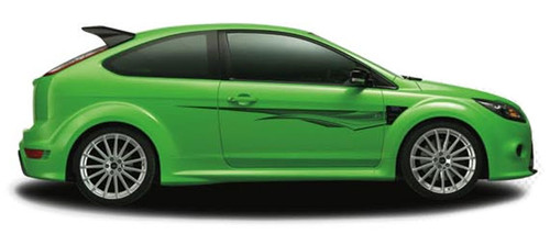 FUEL : Automotive Vinyl Graphics and Decals Kit - Shown on TWO DOOR HATCHBACK (M-854)