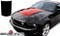 Ford Mustang : Hood Blackout Vinyl Graphic Decal Stripe Kit fits 2010-2012