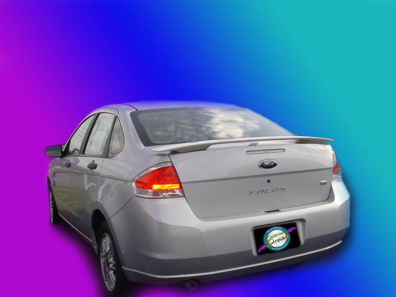 PAINTED TO MATCH FORD FOCUS 4-DOOR SEDAN FACTORY STYLE SPOILER 2000-2004