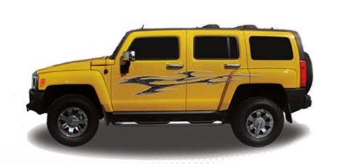ELUDER : Automotive Vinyl Graphics and Decals Kit - Shown on HUMMER SUV (M-1216)