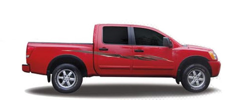 ELECTRO : Automotive Vinyl Graphics and Decals Kit - Shown on NISSAN TITAN and FRONTIER (M-3602)