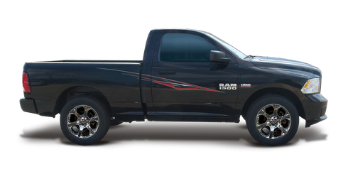 ELECTRIFIED LARGE : Automotive Vinyl Graphics Shown on Dodge Ram 1500 (M-09253)