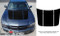 Dodge Charger : 3 Piece Hood Graphic Decal Stripe Kit fits 2006-2010