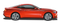 DAGGER : Automotive Vinyl Graphics Shown on Chevy Camaro (M-08101)
