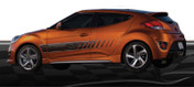 COSMO : Automotive Vinyl Graphics and Decals Kit - Shown on HYUNDAI VELOSTER 
Revolutionary Automotive Vinyl Graphics Packages by Illusions/GFX! Many colors, sizes and styles to choose from for cars, trucks, boats, trailers and more. Shown here on a Hyundai Veloster . . .