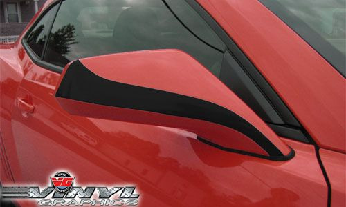 Chevy Camaro : Mirror Accent Stripes Kit fits 2010-2013 (SVS312C)