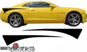 Chevy Camaro : Quarter Panel Shark Tooth Graphics fits 2010-2013 (SVS313C)