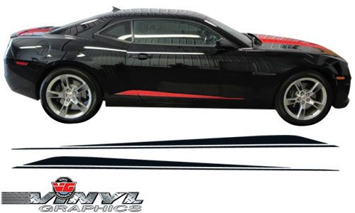 Chevy Camaro : Lower Body Accent Stripes with Pin Stripe fits 2010-2013 (SVS317C)