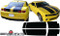 Chevy Camaro : Extended Length Bumblebee Style Rally Stripes without Spoiler fits 2010-2013 (SVS302C)