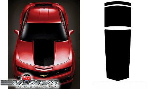 Chevy Camaro : 3 Piece Wide Rally Stripe Kit fits 2010-2013 (SVS304C)