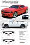 Camaro VINTAGE : 2010 2011 2012 2013 Chevy Camaro "1968" Style Nose and Fascia Vinyl Graphics Stripe Kit - Details