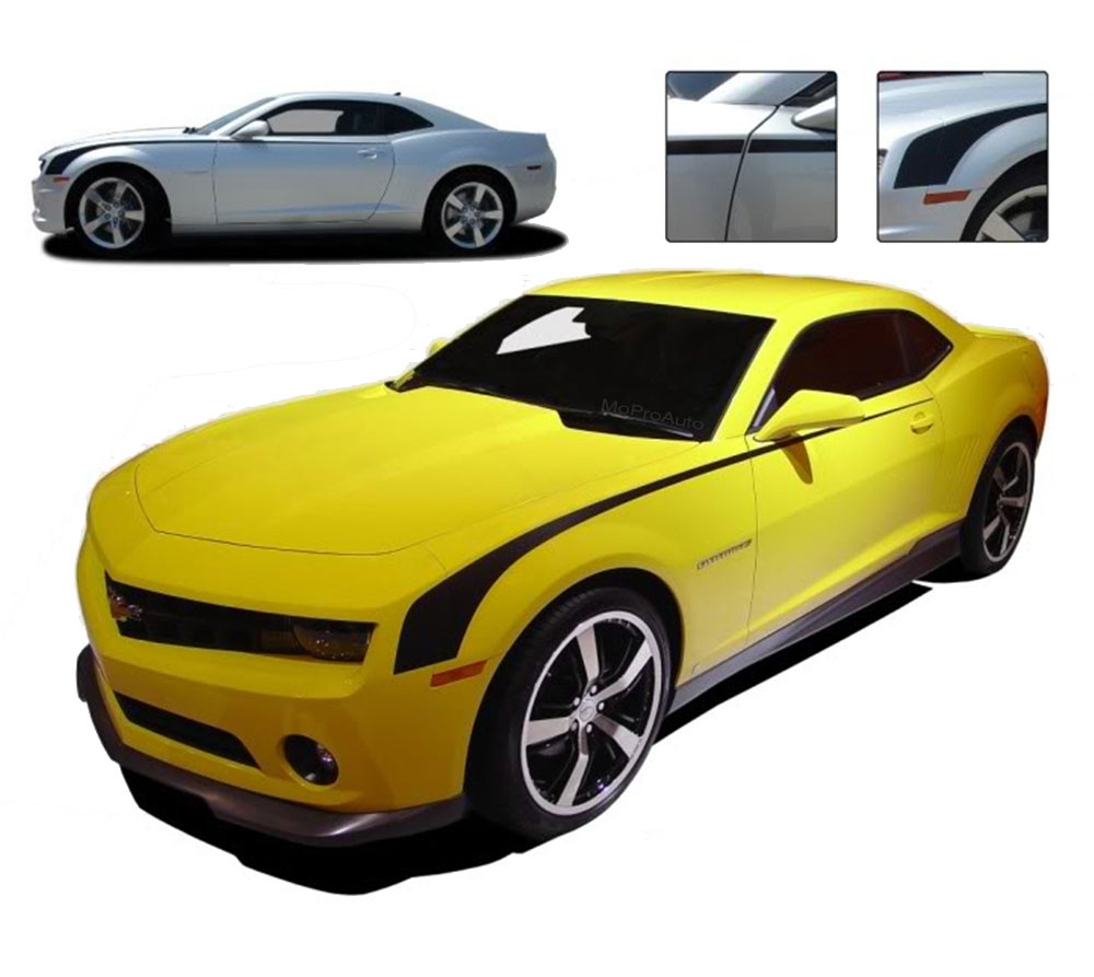 Chevrolet Camaro Side Hockey Accent Stripes Decals 2010 2011 2012 2013 Pro Motor