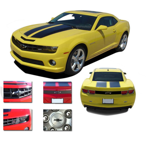 Camaro TOTAL BLACKOUTS : 2010 2011 2012 2013 Camaro Accent Decals Kit -  2010-2013 Chevy Camaro BLACKOUTS Kit! Engineered specifically for the new Chevy Camaro, this kit will give you a fantastic look at a discount price! Pre-Cut pieces ready to install! (Note: R-SPORT Racing Stripes not included)