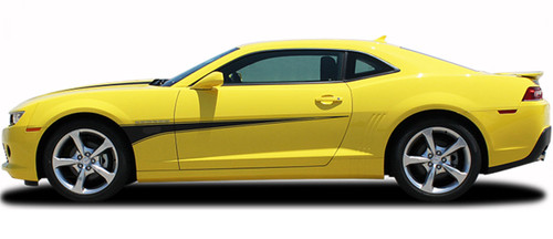 Camaro SWITCHBLADE : 2010 2011 2012 2013 Camaro Side Vinyl Graphics Kit - 2010-2013 Chevy Camaro SWITCHBLADE Graphics Kit! Engineered specifically for the new Camaro, this kit will give you a factory OEM upgrade look at a discount price! Pre-cut pieces ready to install!