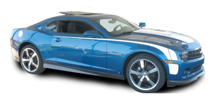 2010 2013 Chevy Camaro Hockey Stripe Vinyl Graphics Kit
