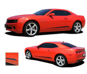 Camaro ROCKER SPIKES : 2010 2011 2012 2013 Chevy Camaro Lower Rocker Vinyl Graphic Stripes - * NEW * 2010-2013 Chevy Camaro ROCKER SPIKES - Lower Rocker Style Graphics Kit! Engineered specifically for the new Camaro, this kit will give you fantastic look at a discount price when compared to factory kits! Driver and Passenger Sides Included! Pre-Cut pieces ready to install!