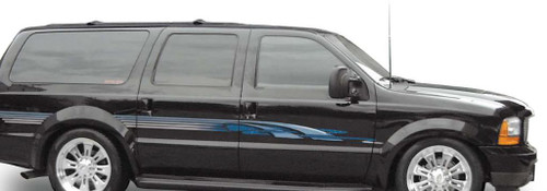 ATMOSPHERE : Vinyl Graphics Decals Stripes Kit (Universal Fit Shown on Chevy Ford Dodge Truck)