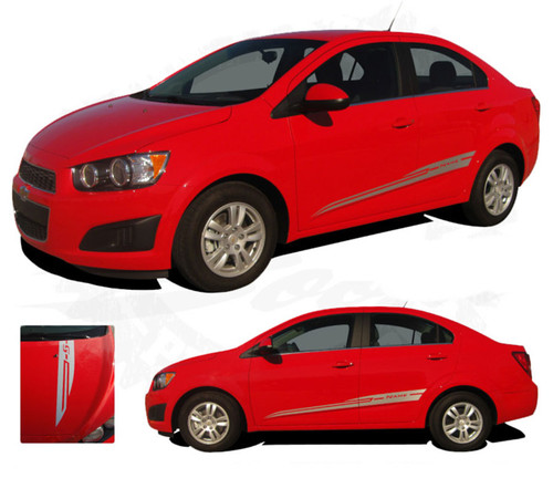 BOOM - Chevy Sonic Vinyl Graphics and Decals * NEW * Chevy Sonic Vinyl Decals Package for the Models! A fantastic upgrade option for your vehicle, using only Premium Cast 3M and Avery Vinyl!