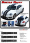 BEETLE RALLY : Complete Bumper to Bumper Racing Stripes Vinyl Graphics Kit for 2012-2019 Volkswagen Beetle - Complete Bumper to Bumper Racing Stripes Vinyl Graphics Kit, specially engineered for the Volkswagen Beetle, Turbo and non-Turbo Models! Fantastic rally application that will set your Beetle apart from the rest!