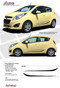 ARC : Chevy Spark 2013 2014 2015 2016 Vinyl Graphics Stripe Decal Kit 
* NEW * Chevy Spark Vinyl Graphics Stripe Decals Package for the 2013-2016 Models! A fantastic upgrade option for your vehicle, using only Premium 3M, Avery, or Ritrama Vinyl!