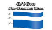 8/16th x 150ft Professional Vinyl Pinstriping Roll 
Pro Grade Vinyl Pin Striping Rolls Made Exclusively for the Automotive Market!