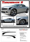 2014 - 2015 Chevy Camaro Hockey Stick Style Vinyl Graphics Kit! Engineered specifically for the new Camaro, this kit is a fantastic way to upgrade the new Camaro for a retro muscle car "hockey stick" look! Pre-cut pieces ready to install! For RS LS LT SS Models . . . Details