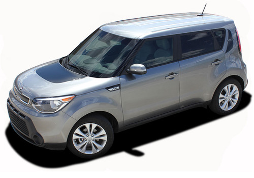 SOUL PATCH 2 : Vinyl Graphics Kit Engineered to fit the 2014 2015 2016 2017 2018 2019 Kia Soul - Vinyl Graphics Kit, specially engineered to fit the 2014 - 2015 KIA Soul! Hood graphic and rear panel graphics, it's the look you've been wanting for the Kia Soul!