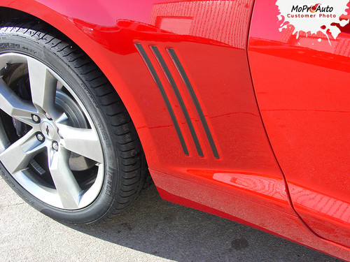 Gill Vent Decals For 2010-2015 Chevrolet Camaro | 3M Graphic Film, Left & Right Side