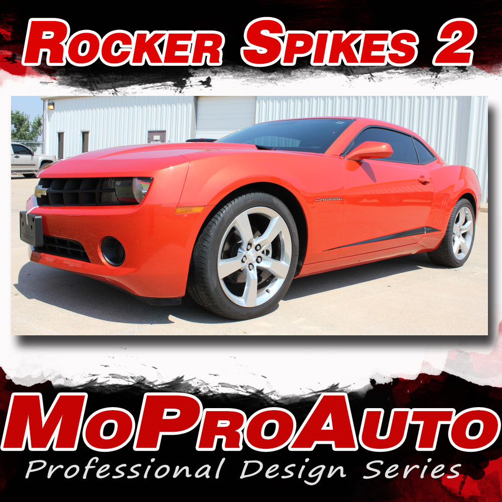 Lower Rocker Banner 2014 - 2015 ROCKER SPIKES 2 : Chevy Camaro Lower Rocker Panel Accent ...