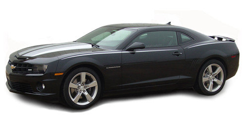 2014, 2015 Chevy Camaro JAVELIN 2 Striping Kit! Engineered specifically for the new Camaro, this kit will gives you a great body line stripe, an easy way to compliment other graphics on the car, or to use all by itself! An upgraded look at a discount price! Pre-Cut pieces ready to install! (Fits All Models)